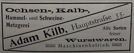 Adam Kilb Hauptstra&szlig;e 55 - Quelle F&uuml;hrer durch Hofheim 1904