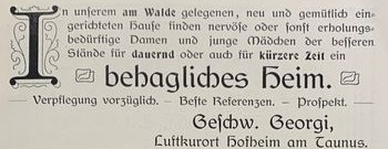 Georgi - Quelle F&uuml;hrer durch Hofheim 1904